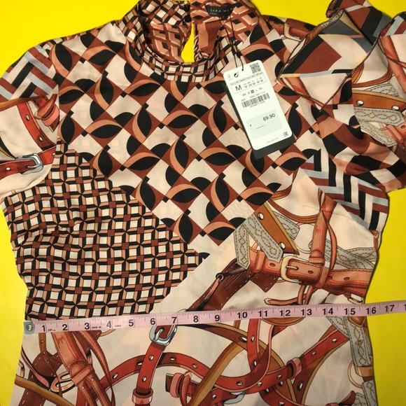 🆕🟠 ZARA 🟠 multicolored above the knee dress - Picture 12 of 12